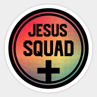 Christian Quote: Jesus Squad Sticker